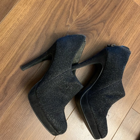 Spring black sparkle booties - Picture 2 of 5